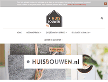 Tablet Screenshot of huisbouwen.nl